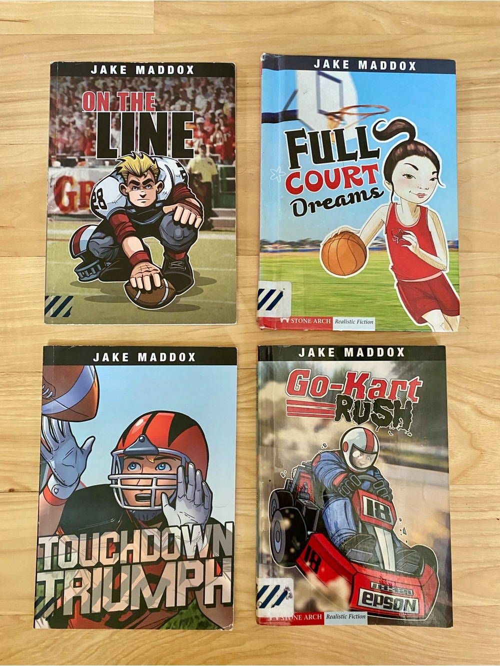 Jake Maddox Sports Books Series Lot of 4 Books Used